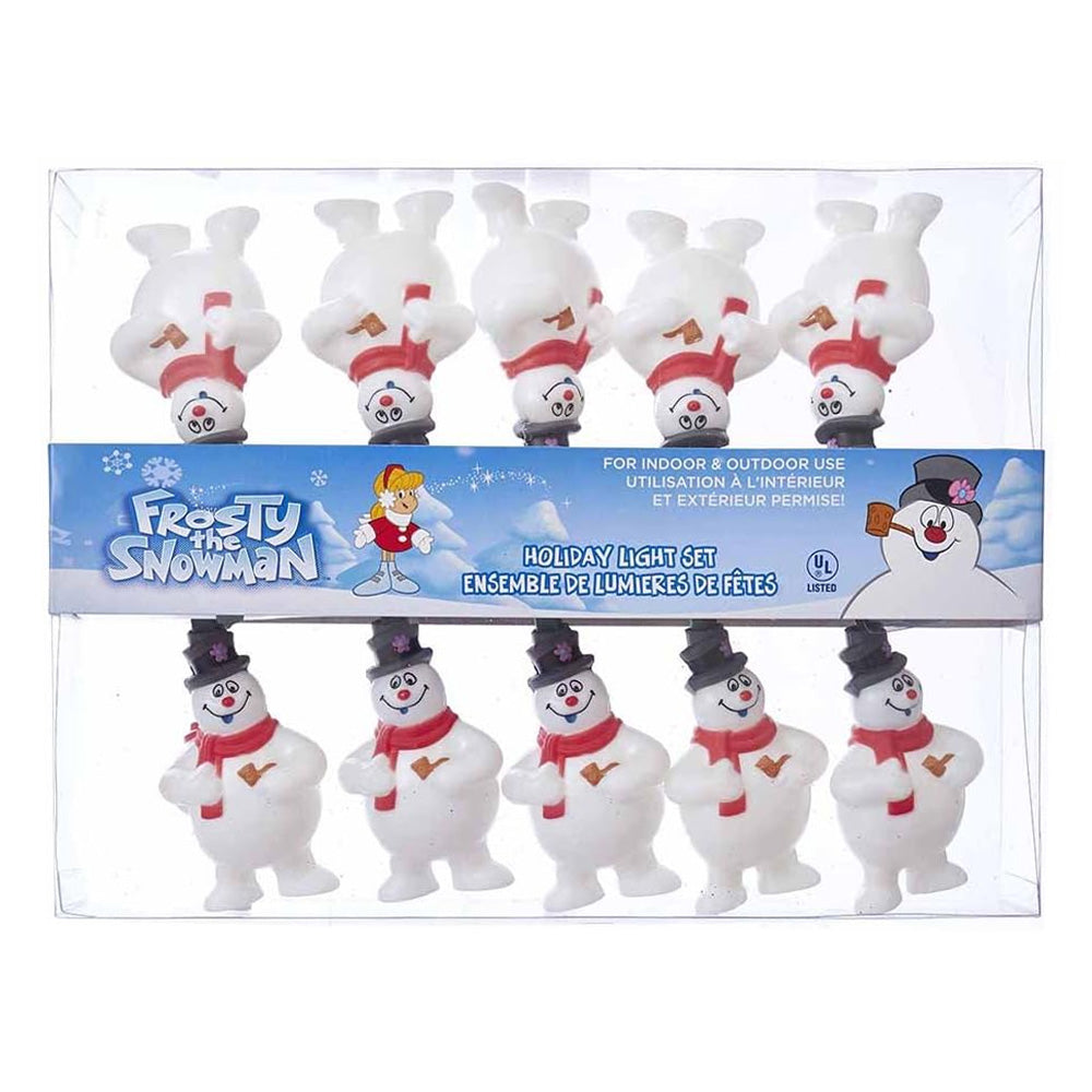 Frosty the Snowman String Light Set | Kurt Adler FT9161 – Red