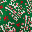 Load image into Gallery viewer, Shoot Your Eye Out Christmas Lounge Pants Close-up Alternate Image