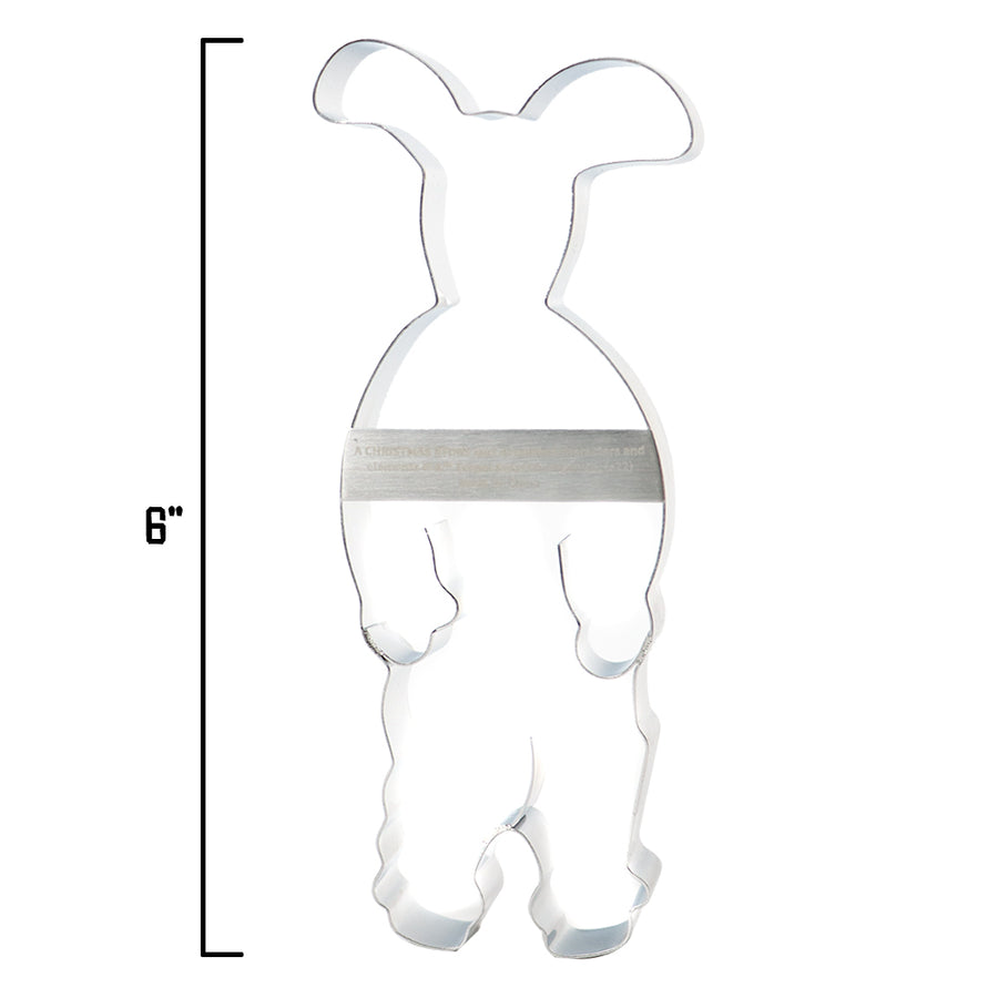 Pink Bunny Christmas Cookie Cutter