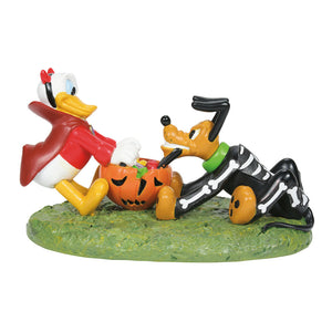 Donald and Pluto's Tussle from Dept 56 Disney Village