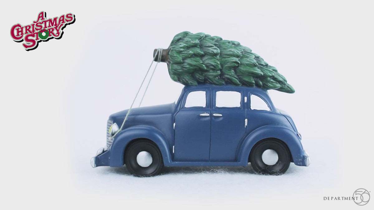 Bringing the Tree Home | Dept 56 A Christmas Story Village – Red