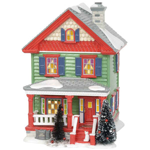 Aunt Bethany's House From Dept 56 Christmas Vacation Snow Village