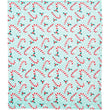 Load image into Gallery viewer, Candy Cane Snowflakes Silk Touch Throw Blanket Success