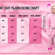 Load image into Gallery viewer, Bunny Suit Pajamas Sizing Chart available in a variety of adult sizes.
