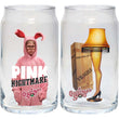 Load image into Gallery viewer, A Christmas Story pint glass set leg lamp and pink bunny suit 16oz glasses
