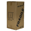 Load image into Gallery viewer, 26 inch leg lamp showing fragile and hiz end up on one side in a cardboard box
