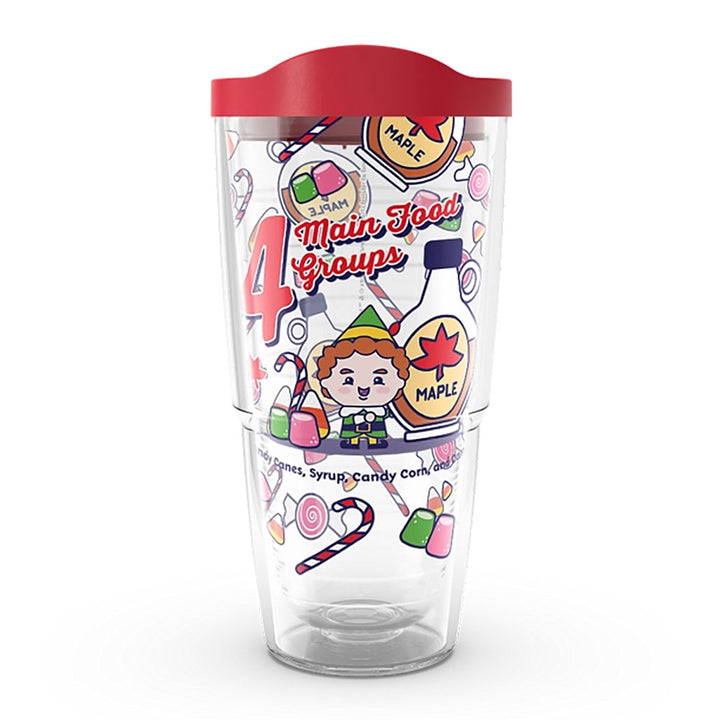 4 Main Food Groups 24oz Tervis  Tumbler from Elf the Movie