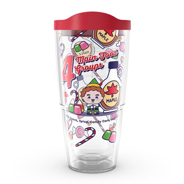 4 Main Food Groups 24oz Tervis Tumbler from Elf the Movie