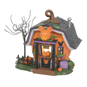 Pumpkintown Carving Studio from Dept 56 Disney Village