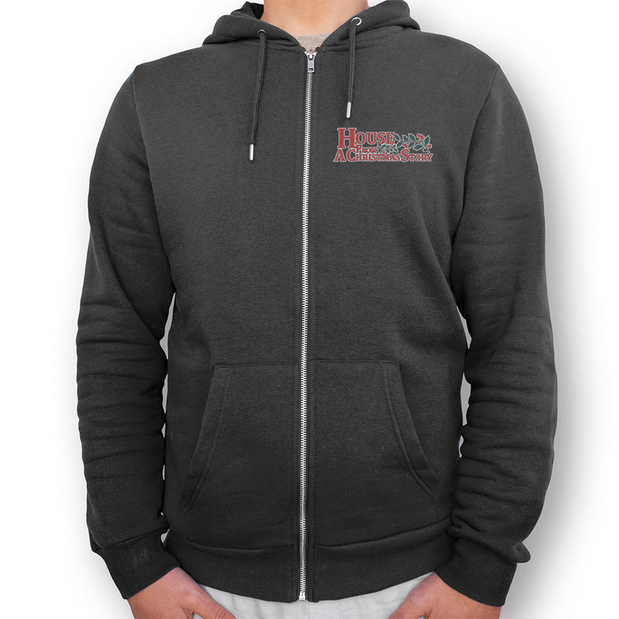 House from A Christmas Story Zip-Up Hoodie
