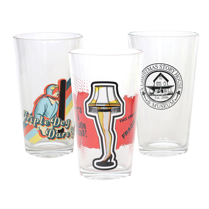 Pint Glasses from A Christmas Story