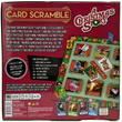 Load image into Gallery viewer, Back of A Christmas Story Card Scramble game box showing contents and game board
