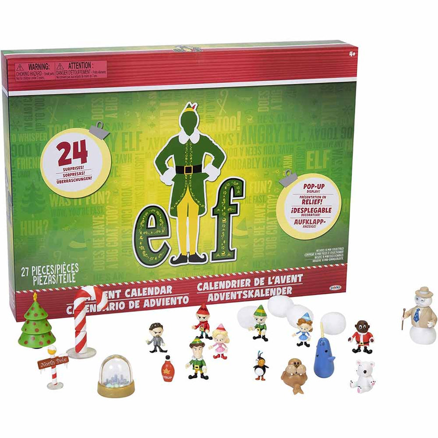Red Reeder Leg Elf Advent Calendar – 24 Elf Movie Mini Collectibles – Red Rider Leg Lamps