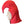Load image into Gallery viewer, Side profile of red Christmas Angry Elf hat with silver bell
