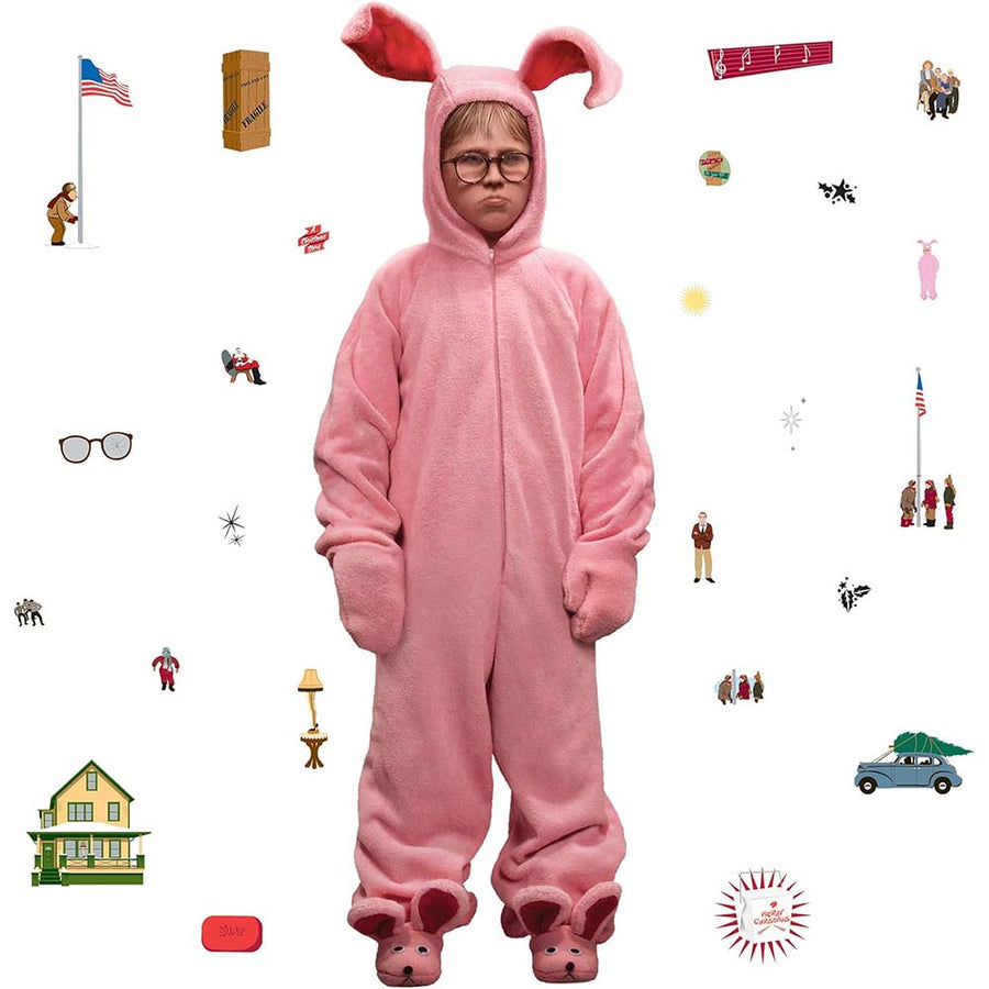 Ralphie Bunny Suit Giant Peel and Stick Wall Decals from A Christmas Story