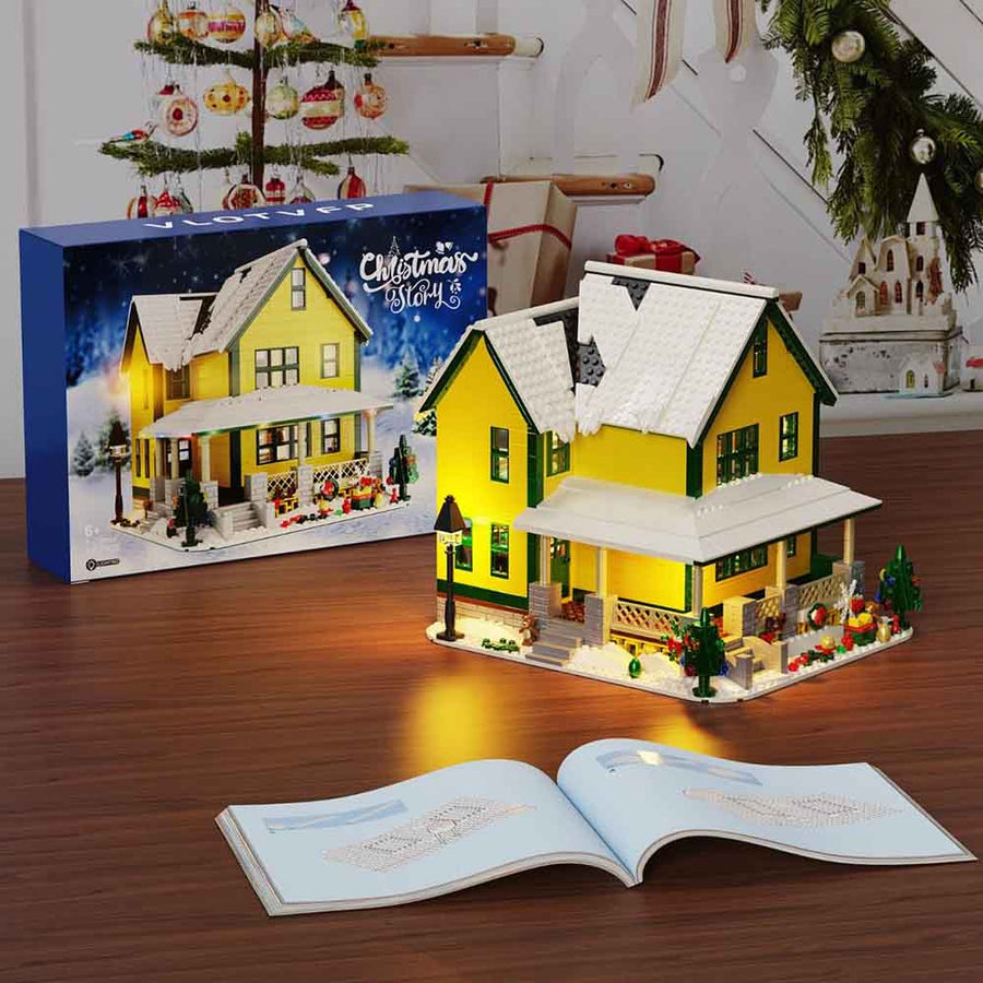 House from A Christmas Story Building Brick Set