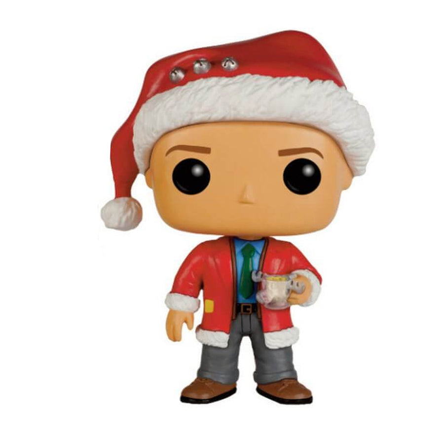 Clark Griswold Funko POP figurine standing outside packaging