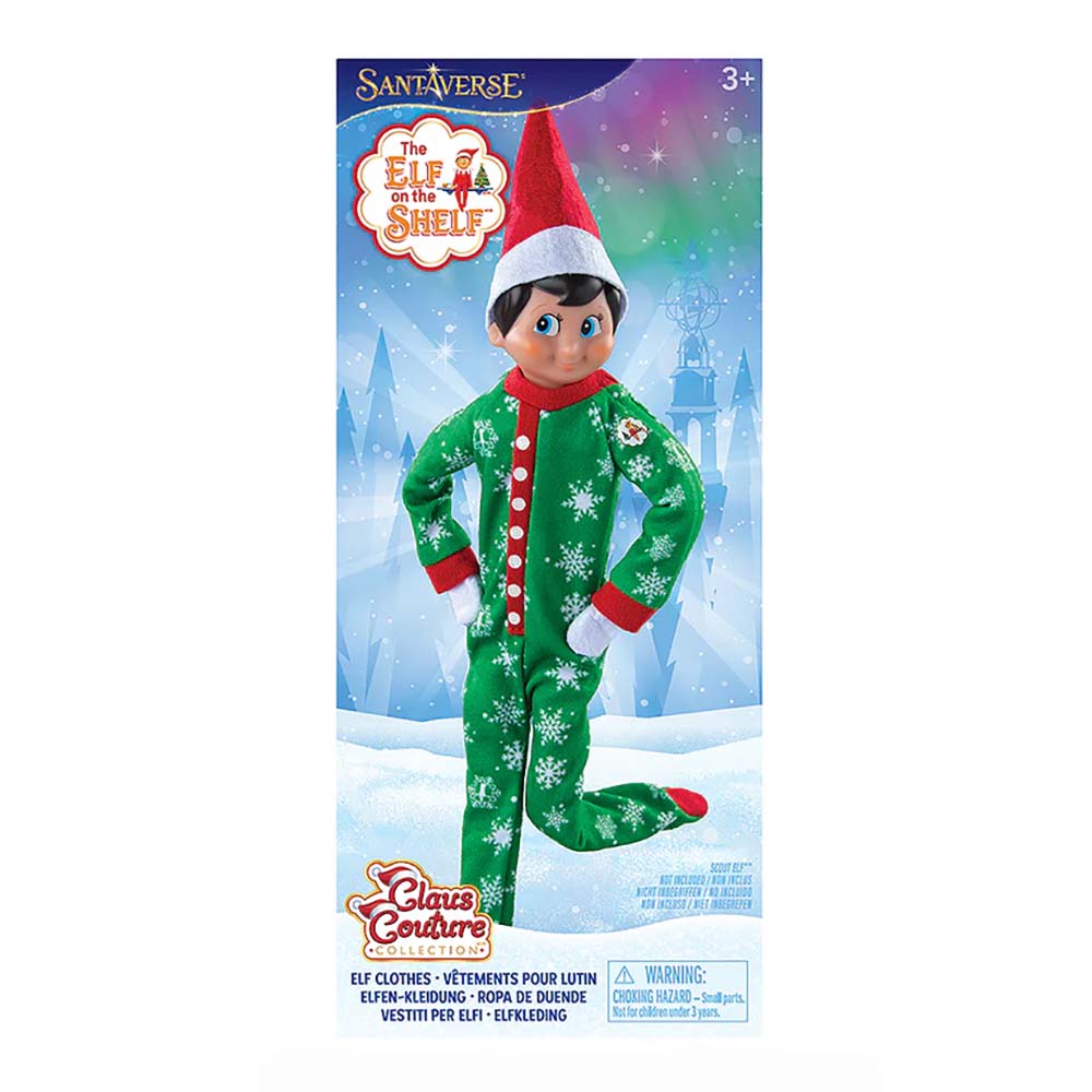 Claus Couture Snowflake PJs Elf on the Shelf CCSNOSNUGPJ Red Rider Leg Lamps