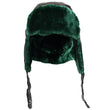 Load image into Gallery viewer, Brown faux fur trooper cap front view
