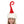 Load image into Gallery viewer, Curly Q Plush Santa Hat Model
