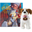 Load image into Gallery viewer, Elf Pets Saint Bernard puppy plush with A Saint Bernard Tradition storybook

