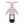 Load image into Gallery viewer, Pink Bunny Wine Cover (shhh....Elf on the Shelf Outfit) Back
