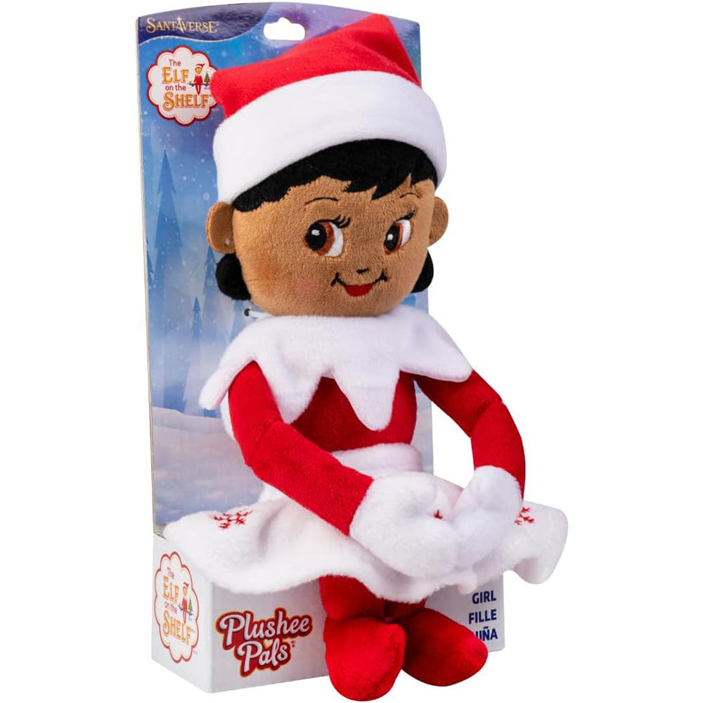 Elf on the Shelf Plushee Pals Girl with Brown Eyes PPGIRD2 Red Rider