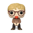 Load image into Gallery viewer, Funko Pop Ralphie with Soap in Mouth #2144 vinyl figure from A Christmas Story, seated in brown sweater and round glasses

