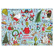 Load image into Gallery viewer, Completed Grinch 1000 piece jigsaw puzzle featuring Max, Cindy-Lou Who, and Merry Grinchmas quotes
