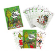 Load image into Gallery viewer, Aquarius Grinch playing cards box with fanned clubs showing Grinch sleigh ace card
