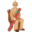 Load image into Gallery viewer, 2023 Hallmark Keepsake Coveted Gift A Christmas Story 40th Anniversary ornament featuring Ralphie holding a boxed Red Ryder gift
