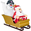 Load image into Gallery viewer,     2024 Hallmark Keepsake Frosty and Santa Christmas ornament
