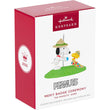 Load image into Gallery viewer,     Hallmark Keepsake Peanuts Merit Badge Ceremony ornament retail box front 2025
