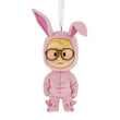 Load image into Gallery viewer,     Hallmark Ralphie Parker bunny suit ornament from A Christmas Story
