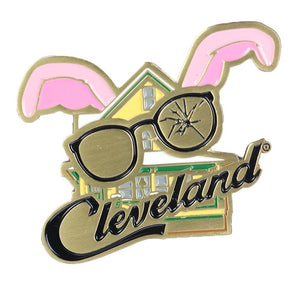 House from A Christmas Story Cleveland Enamel Pin