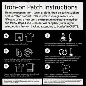 Iron-On Patch Instructions