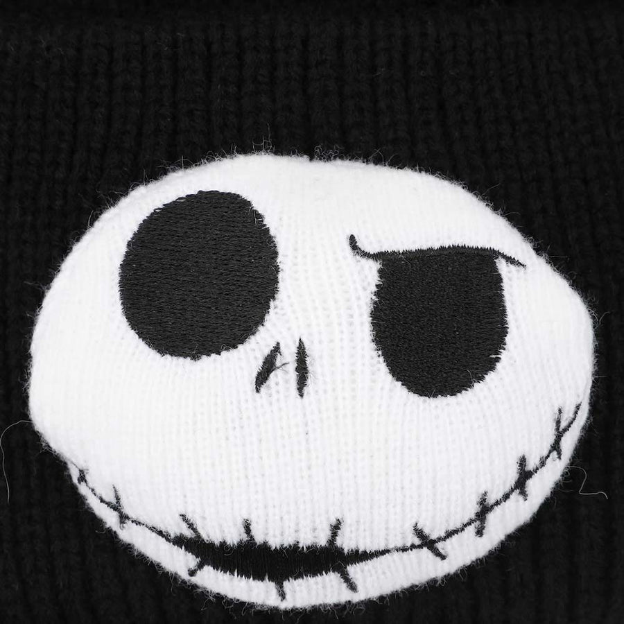 The Nightmare Before Christmas Jack 3D Plush Tall Cuff Beanie Close-up