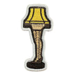 Load image into Gallery viewer, Leg lamp embroidered patch 4 inch iron on Christmas movie inspired collectible badge
