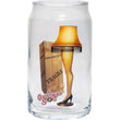 Load image into Gallery viewer, leg lamp pint glass 16oz A Christmas Story fragile crate design
