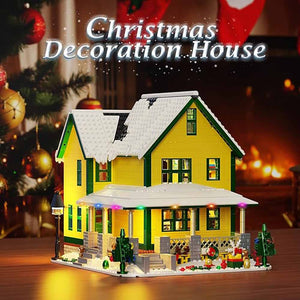 Classic Holiday House Building Block Set
