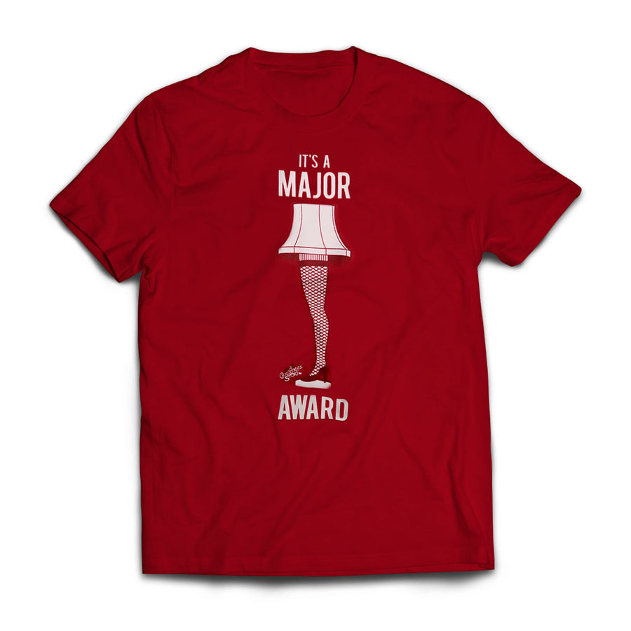It's a Major Award Red Tee from A Christmas Story