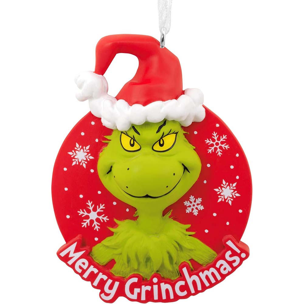 Hallmark The Grinch Merry Grinchmas Wreath Ornament – Red Rider