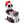 Load image into Gallery viewer, Jack Skellington plush doll with Santa hat and matching Nightmare Before Christmas throw blanket.
