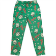 Load image into Gallery viewer, A Christmas Story officially licensed men's sleep pants with Ralphie Oh Fudge and broken glasses all-over print on green background
