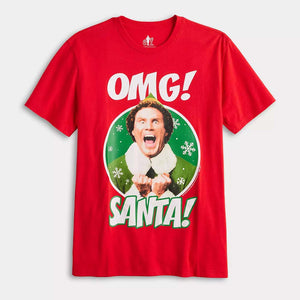 OMG! Santa! Christmas Tee from Elf the Movie