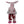 Load image into Gallery viewer, Pink Bunny Pajamas Wine Cover (shhh....Elf on the Shelf Outfit) Back
