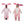 Load image into Gallery viewer, Pink Bunny Wine Cover (shhh....Elf on the Shelf Outfit) Side by Side
