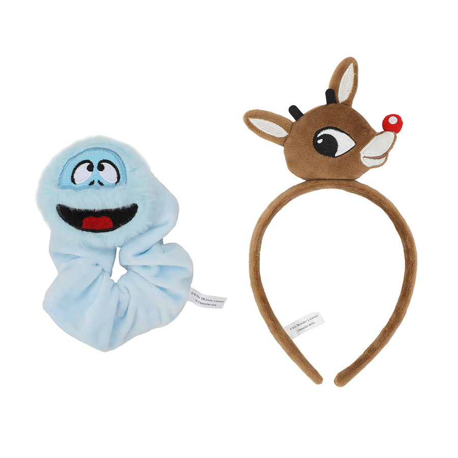 Rudolph & Bumble Headband & Scrunchie Set