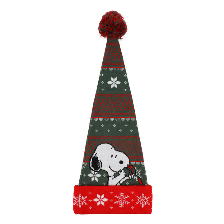Peanuts Snoopy Christmas Santa Stocking Hat