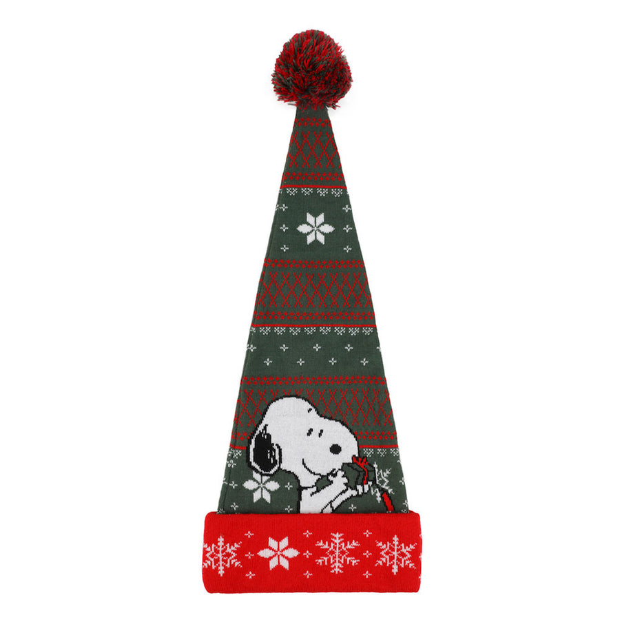 Peanuts Snoopy Christmas Santa Stocking Hat